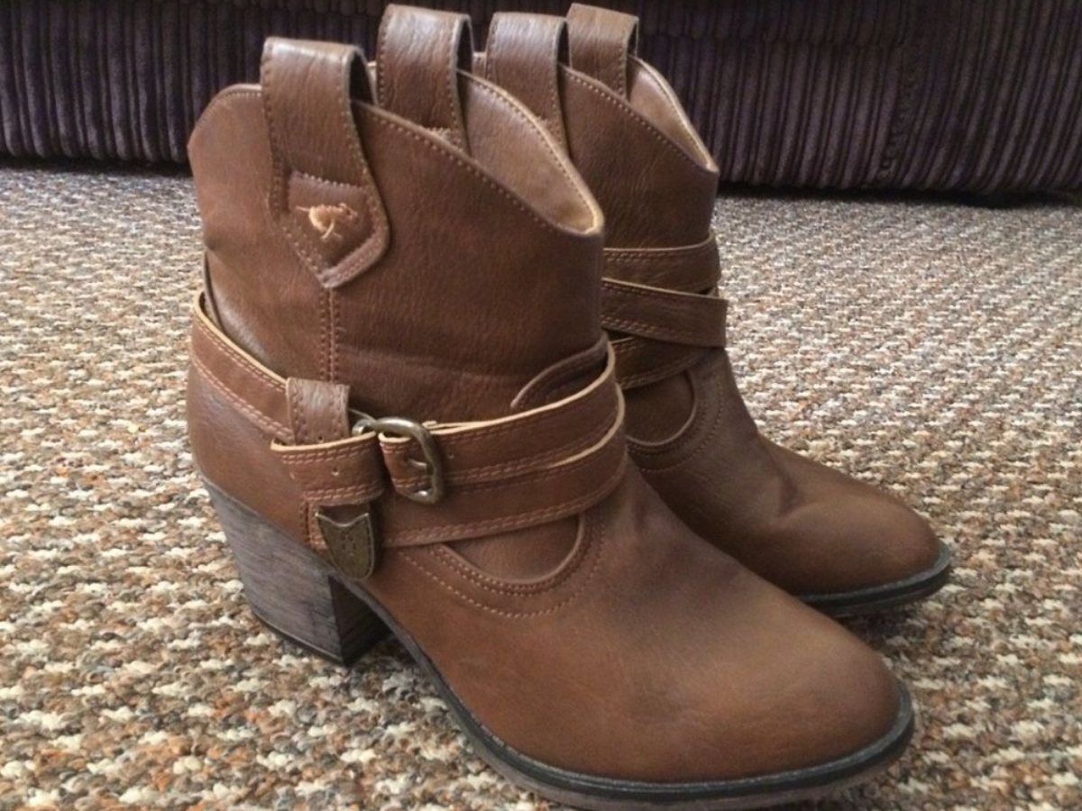 Pair of brown western style boots