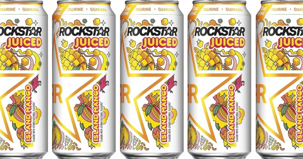 Rockstar Energy Juiced Island Mango 12-Pack Just $13.32 on Amazon ...