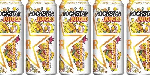 Rockstar Energy Juiced Island Mango 12-Pack Just $13.32 on Amazon | Only $1.11 Per Can