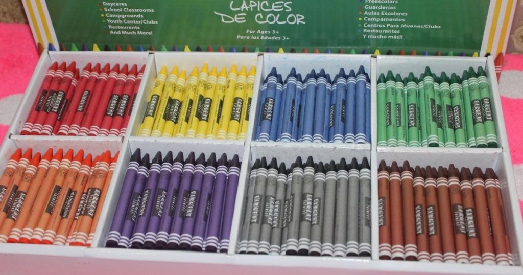 big box of crayons
