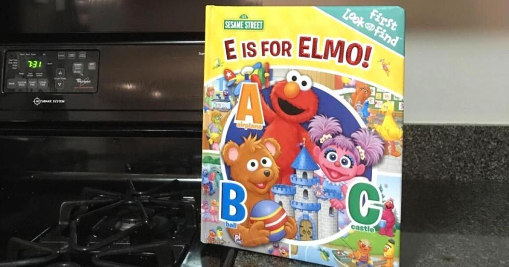 Sesame Street E is for Elmo! ABCs My First Look and Find Activity Book