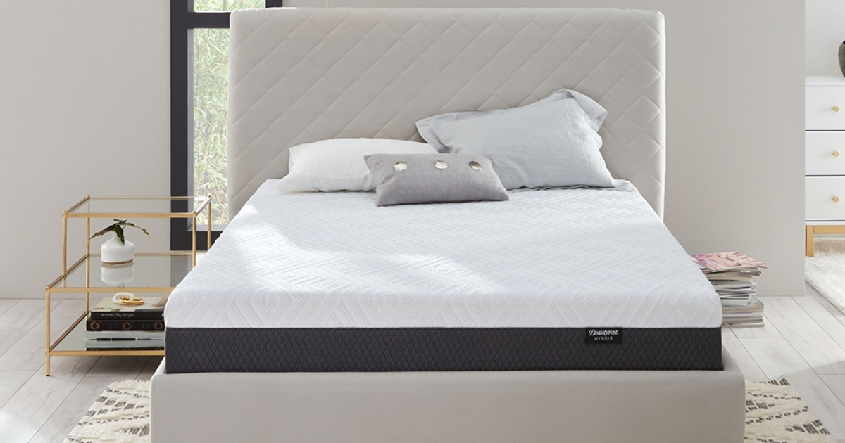 simmons beautyrest hybrid coil and memory foam