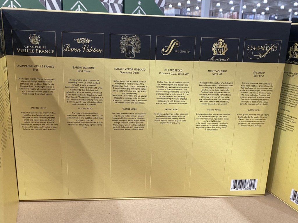 sparkling wine advent calendars in-warehouse