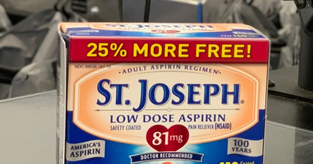 box of St Josephs aspirin