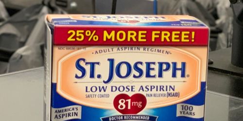 St. Joseph Low Dose Aspirin 365-Count Only $3.97 Shipped on Amazon