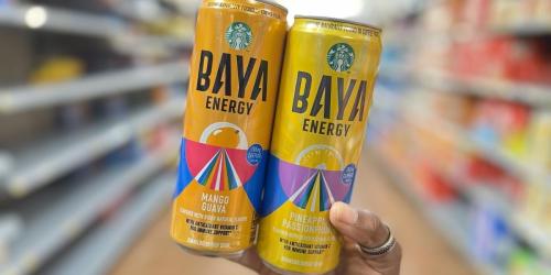 FREE Starbucks Baya Energy Drink After Cash Back at Walmart