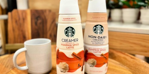 Starbucks Pumpkin Spice Coffee Creamers Now Available at Target