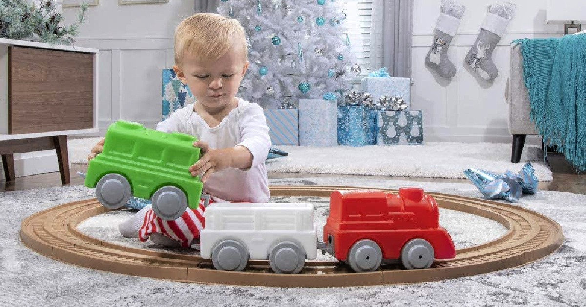 Step2 My First Holiday Train & Track Set Just $34.99 on Zulily.com (Regularly $60) | Great Gift Idea!