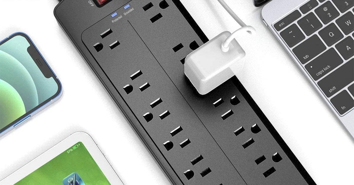 powerstrip with one item plugged in