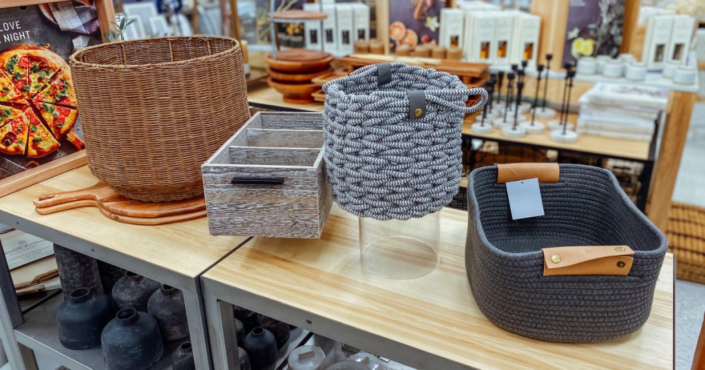 Target baskets in store