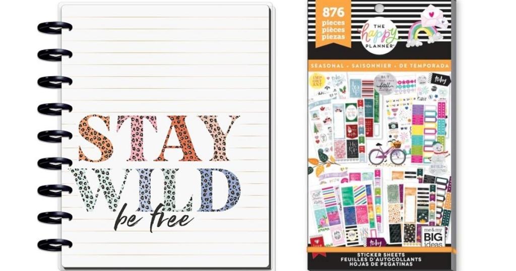the happy planner journal and sticker set