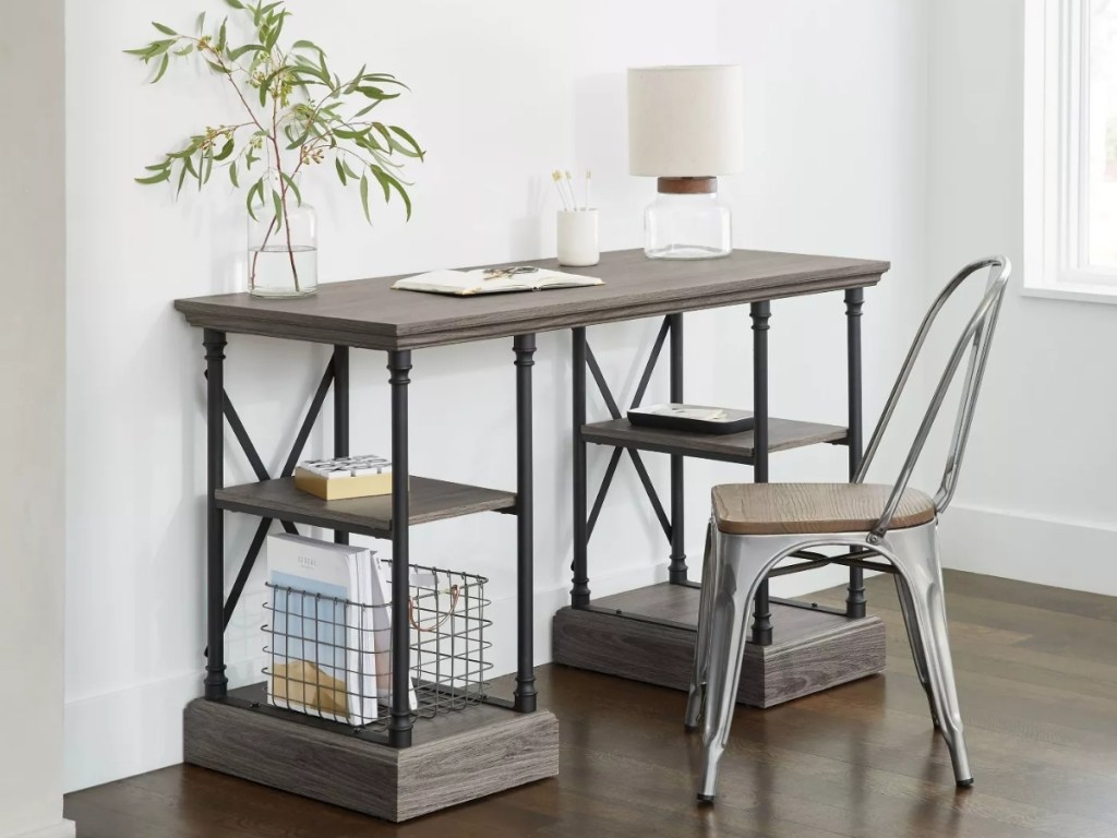 threshold conway desk with storage from target