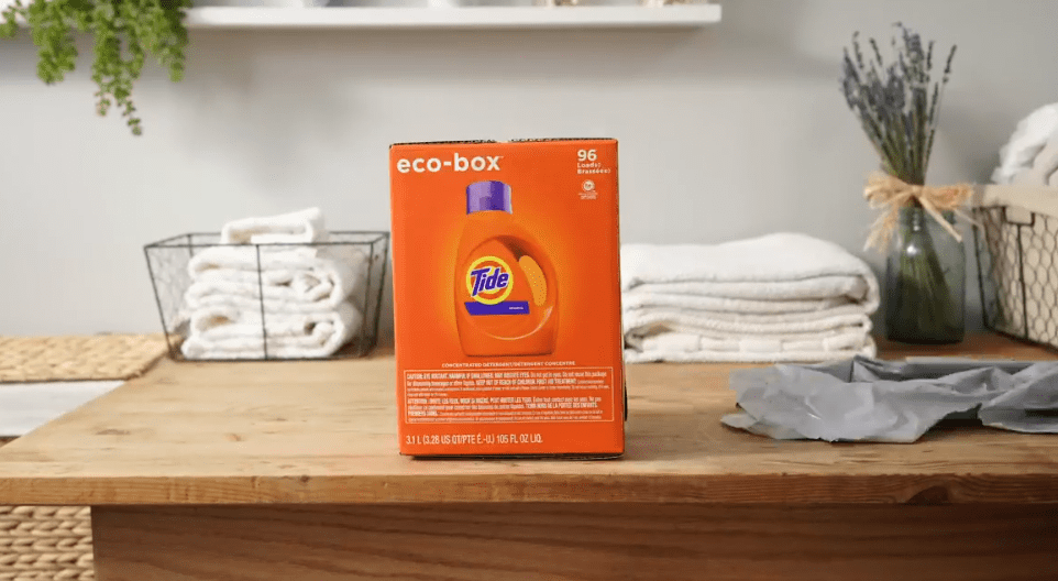 box of Tide laundry detergent