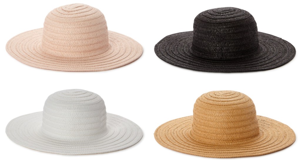 time and tru straw hat 2 packs