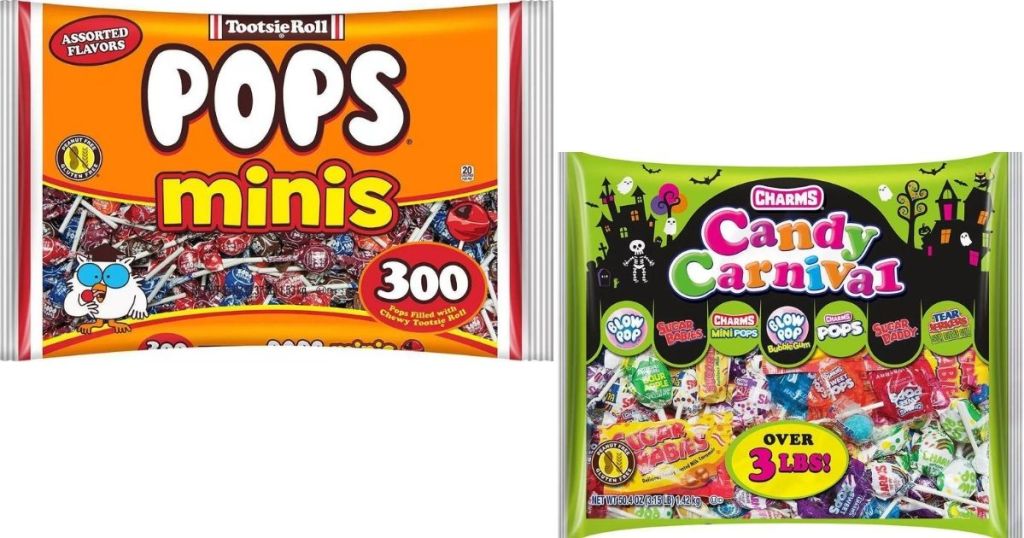 TootsieRoll and Charms Candy Bags