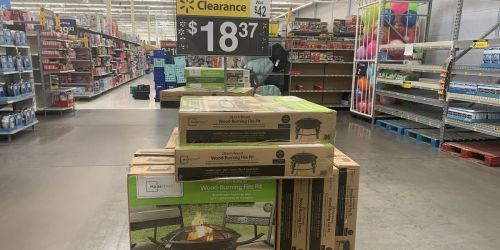 Mainstays Wood Burning Fire Pit Possibly Only $18.37 at Walmart + More Outdoor Clearance