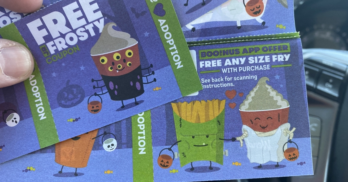 wendy's boo book with free fries coupon