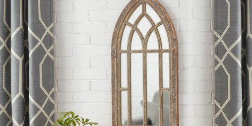 Farmhouse Antiqued Accent Mirror Only $51.80 Shipped on HomeDepot.com (Reg. $119)