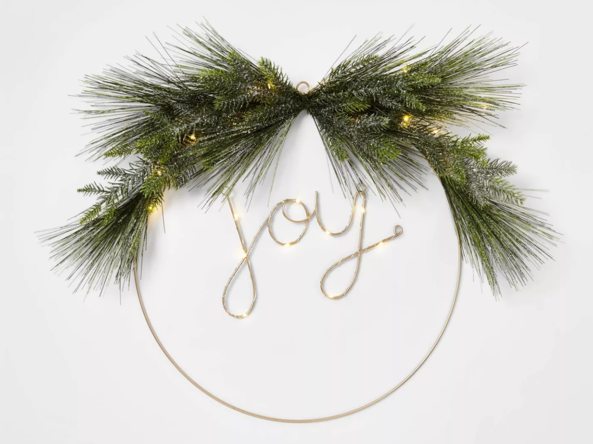 wondershop joy led wreath