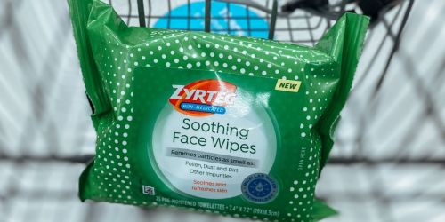 Zyrtec Soothing Face Wipes Only 89¢ Each After Walgreens Rewards
