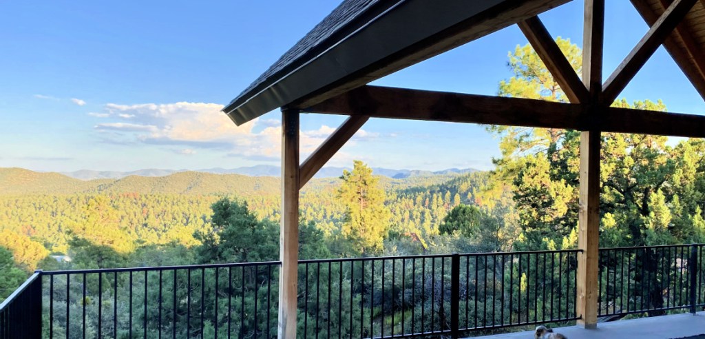 airbnb cabin view