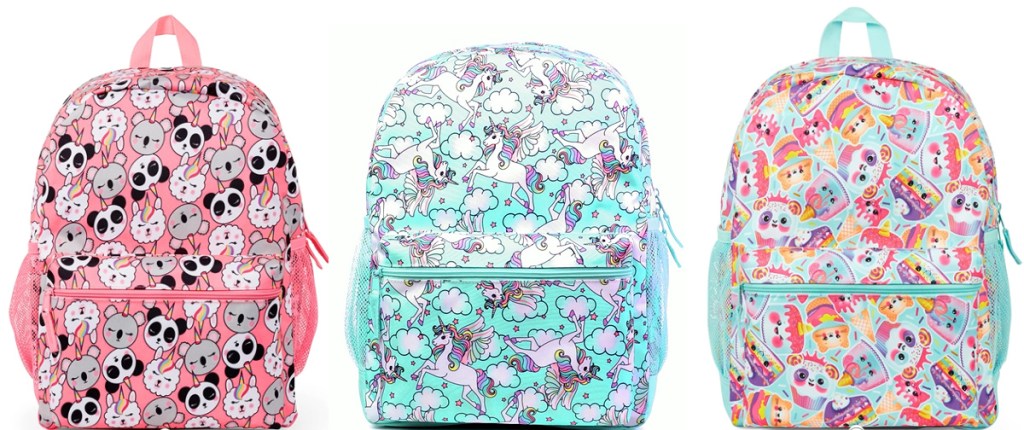 girls graphic backpacks