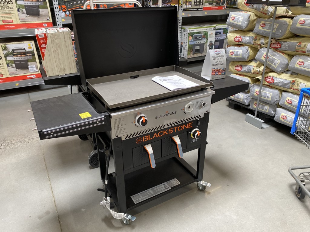 blackstone Griddle with air fryers