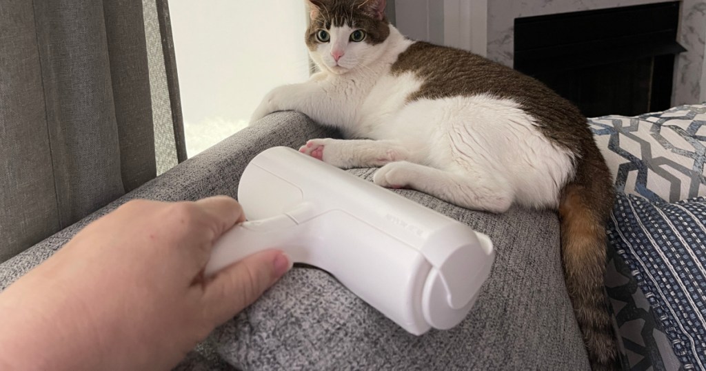 Pet Hair Remover Roller Only $19 Shipped on Amazon (No Batteries Needed) |  Over 16,000 5-Star Reviews!