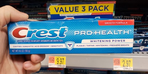 Crest Pro-Health Whitening Toothpaste 2-Pack Only $3 Shipped on Amazon