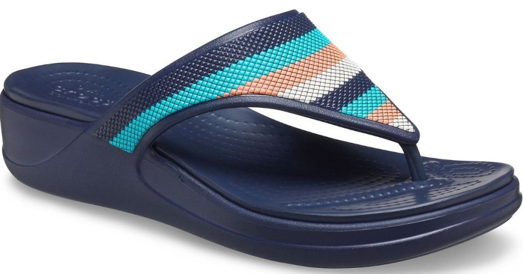 colorful beaded crocs sandals