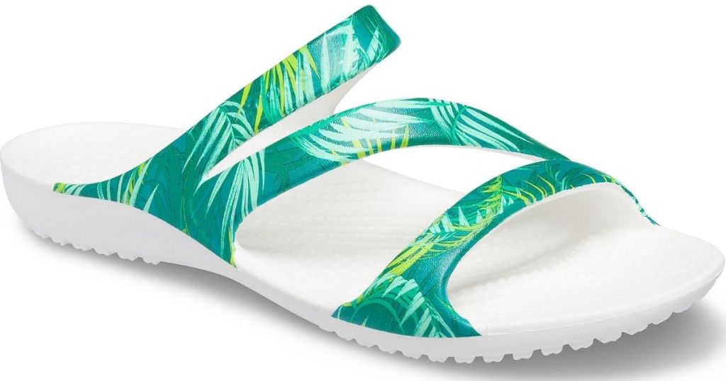 tropical crocs sandals