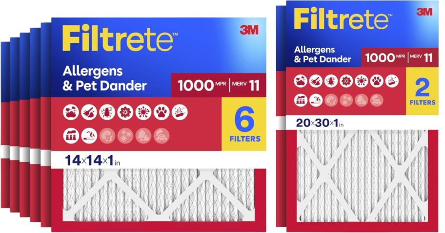 two sets of filtrete air filters
