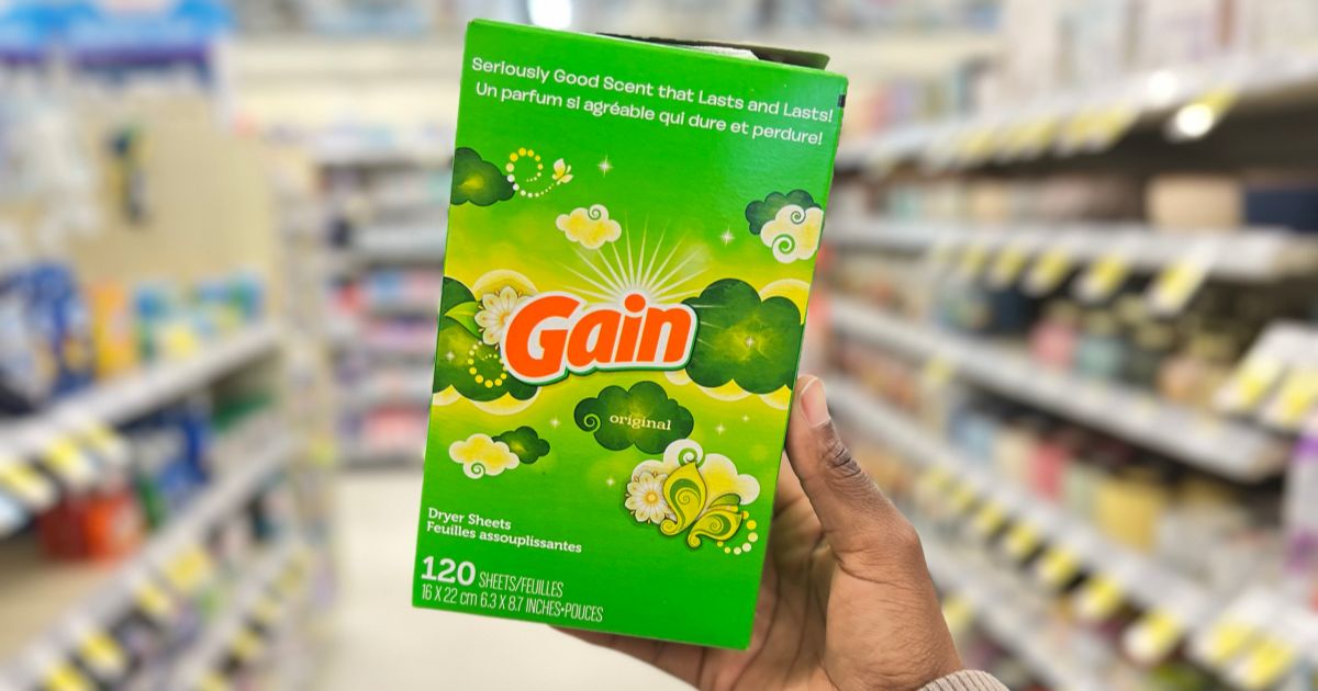 gain dryer sheets 120ct