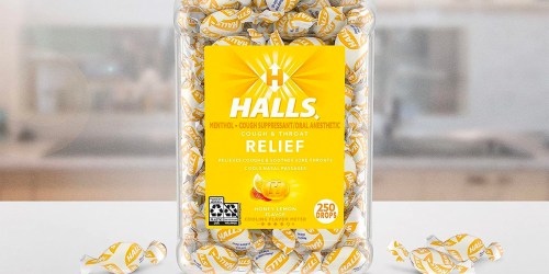 Halls Honey Lemon Cough Drops 250-Count Just $10 Shipped on Amazon
