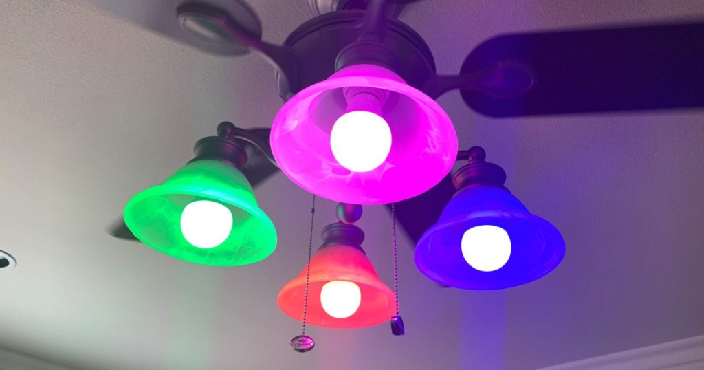 linkind color chaging lights in fan