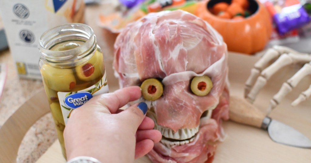 making a meat skull