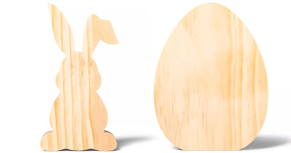 freestanding 3d bunny or egg wood craft
