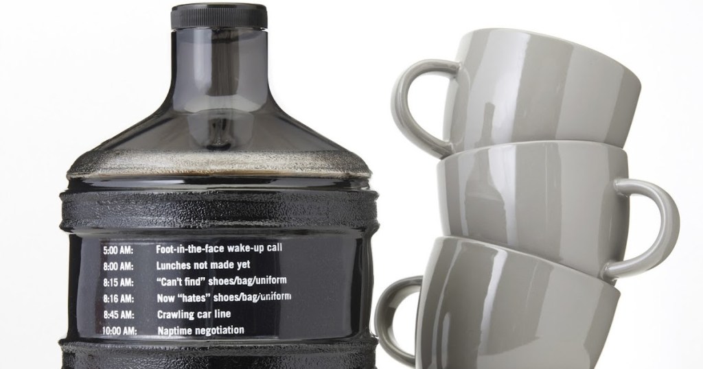 Panera coffee jug with cups
