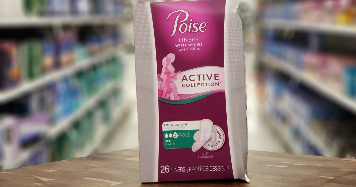 poise panty liners