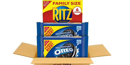 ** OREO Cookies & RITZ Crackers Family Size Variety 3-Pack Just $8.91 Shipped on Amazon (Regularly $13)