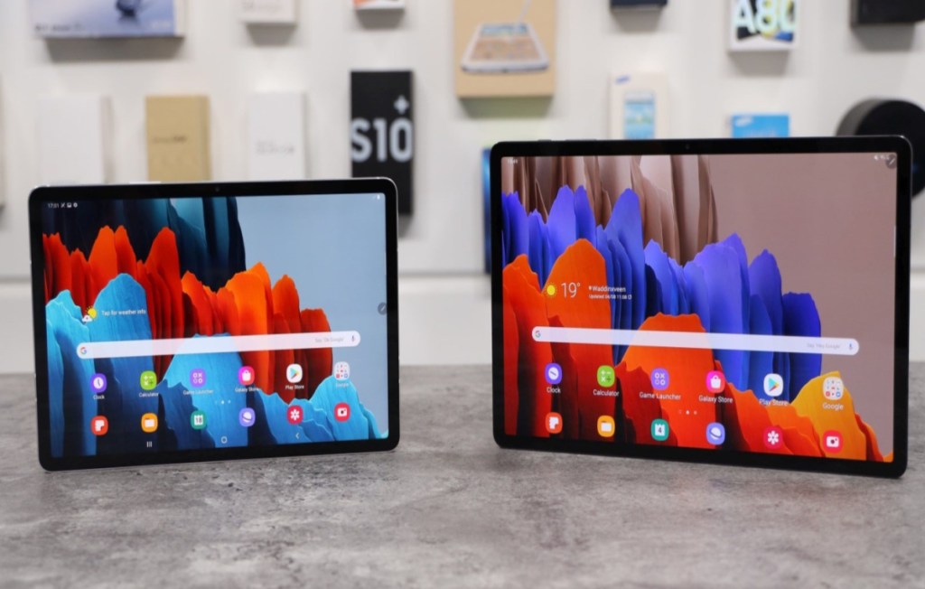 two samsung tablets