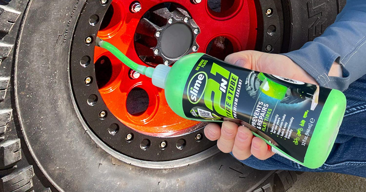 Slime Tire \u0026 Tube Sealant Just $5 on 