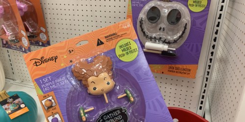 No-Carve Pumpkin Decorating Kits Only $10 at Target | Hocus Pocus, Nightmare Before Christmas & More