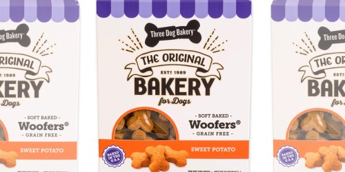 Three Dog Bakery Soft Baked Dog Treats Only $2 Shipped on Amazon