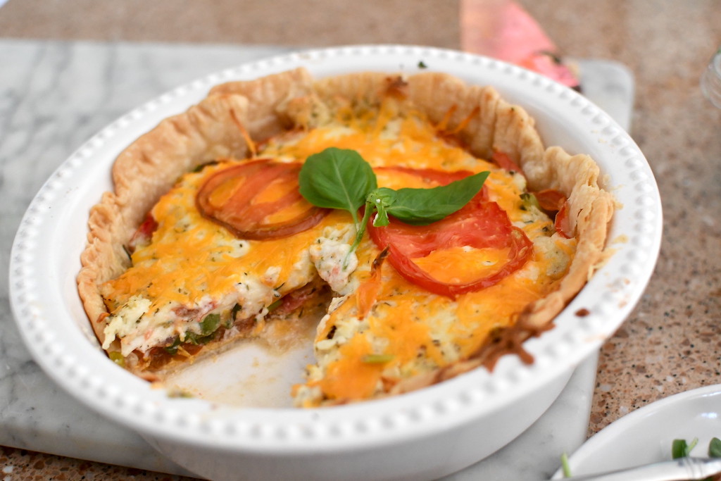 tomato pie is one of the best meatless monday recipes