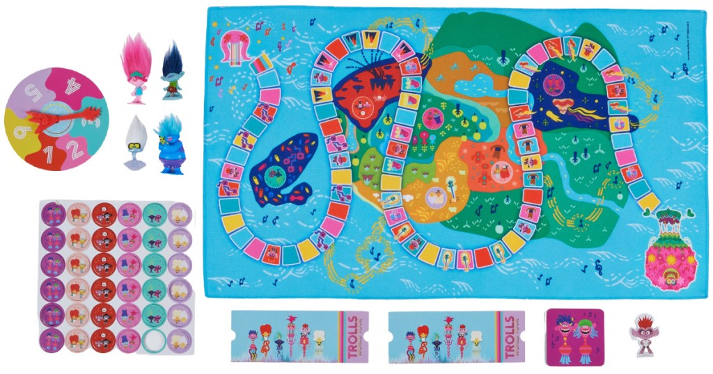 trolls board game displayed