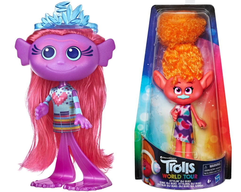 trolls mermaid doll + DJ suki