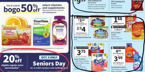 Walgreens Ad Scan for the Week of 10/3/21 – 10/9/21 (We’ve Circled Our Faves!)