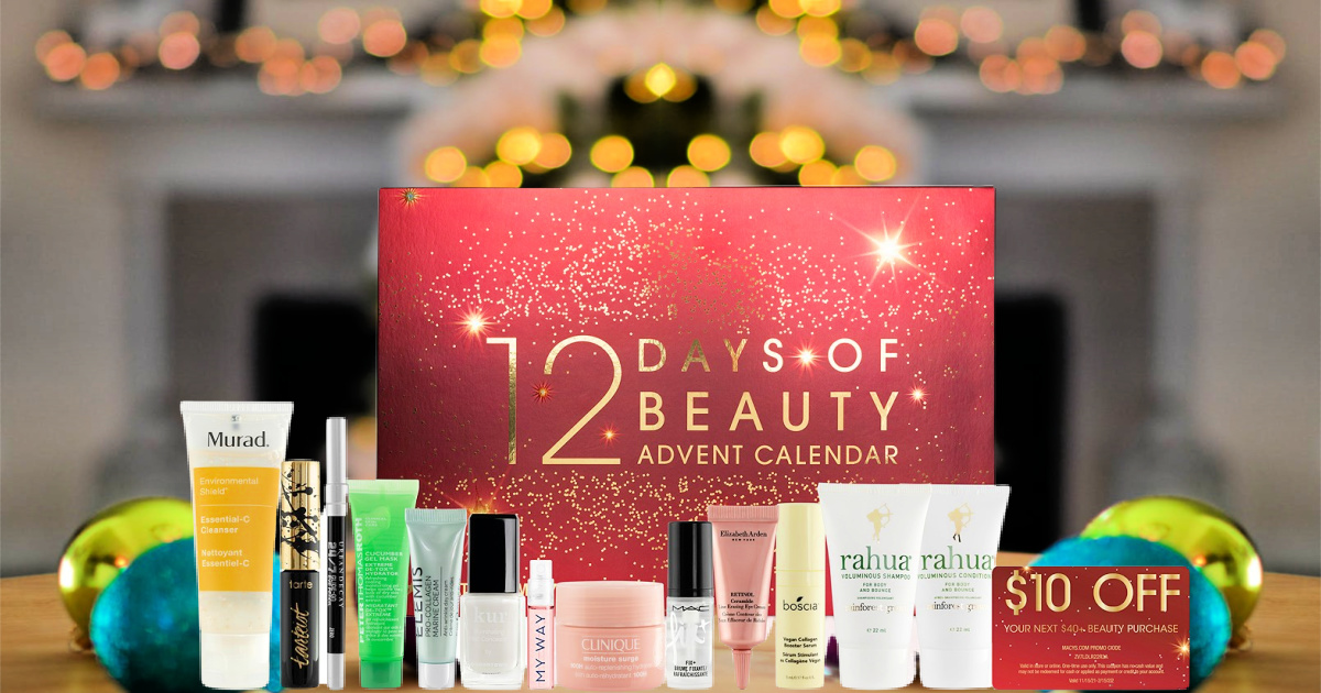 Macy's 12 Days Of Beauty Advent Calendar Only 24.50 (128 Value