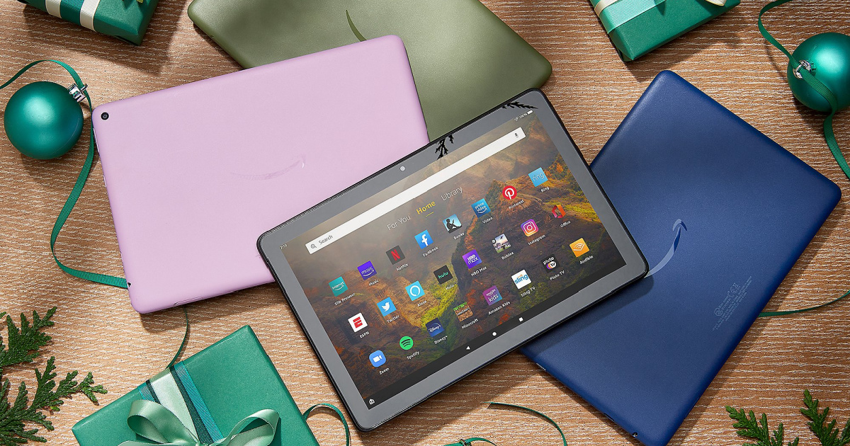 Amazon Fire HD 10″ Tablet in 4 different colors